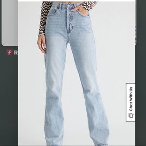 Pacsun size 26 bootcut jeans never worn. WASHED BLACK NOT LIGHT BLUE